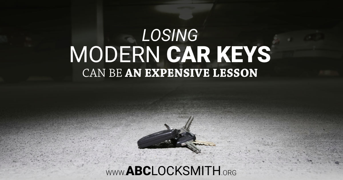 Losing Modern Car Keys Can Be An Expensive Lesson